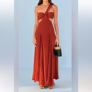 Farm Rio Brown Dress